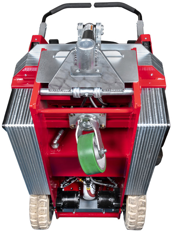 Workhorse 1000 Ride-On Floorscraper front wheel