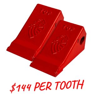 Bucket Style Carbide Replacement Teeth – 2 in a Pack